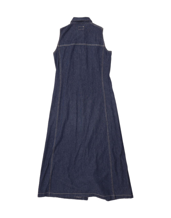 Ärmelloses Damen-Denimkleid von Rifle, UK 12, mittleres Marineblau