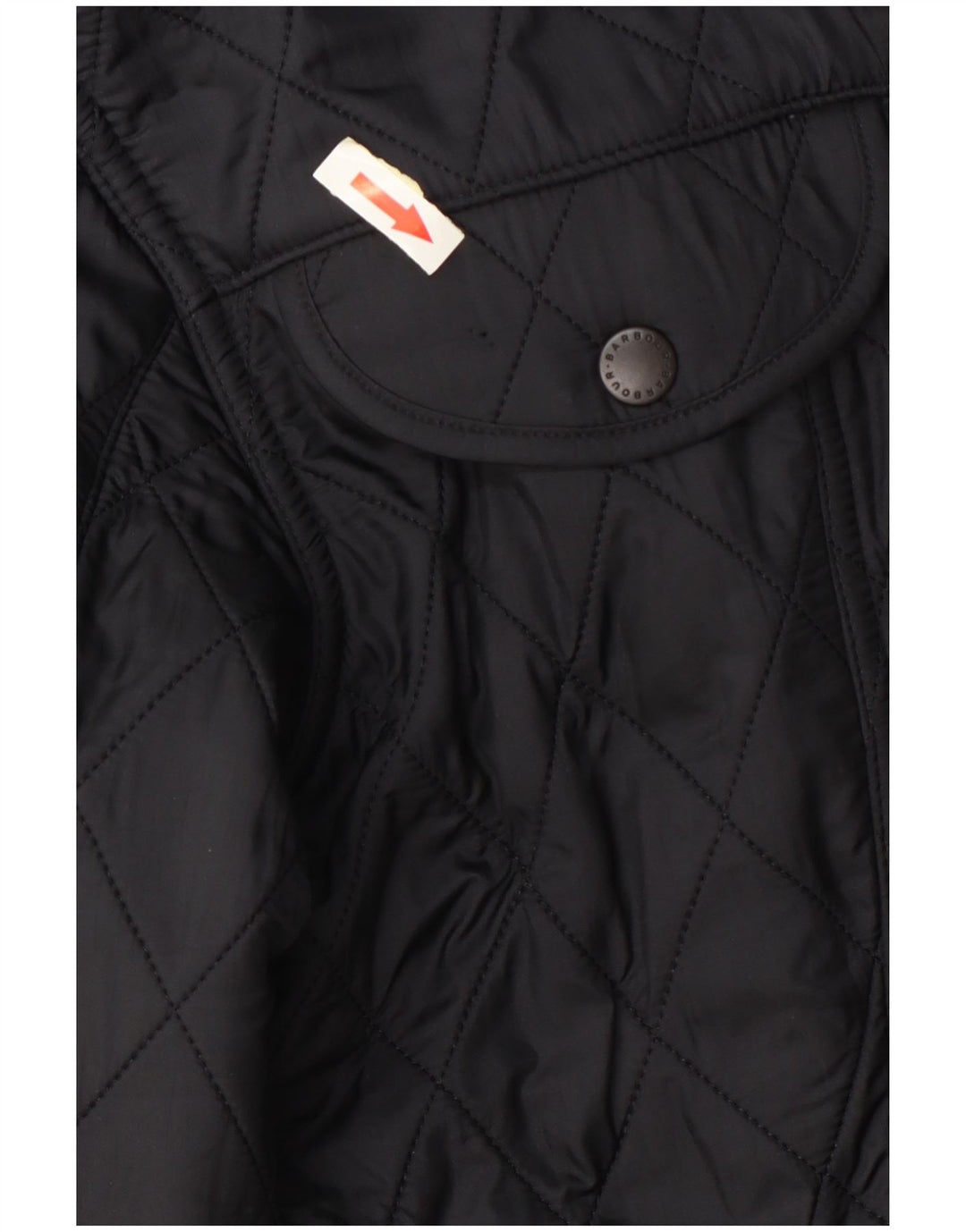 Barbour Damen-Steppjacke mit Kapuze, UK 12, mittelgraues Polyamid