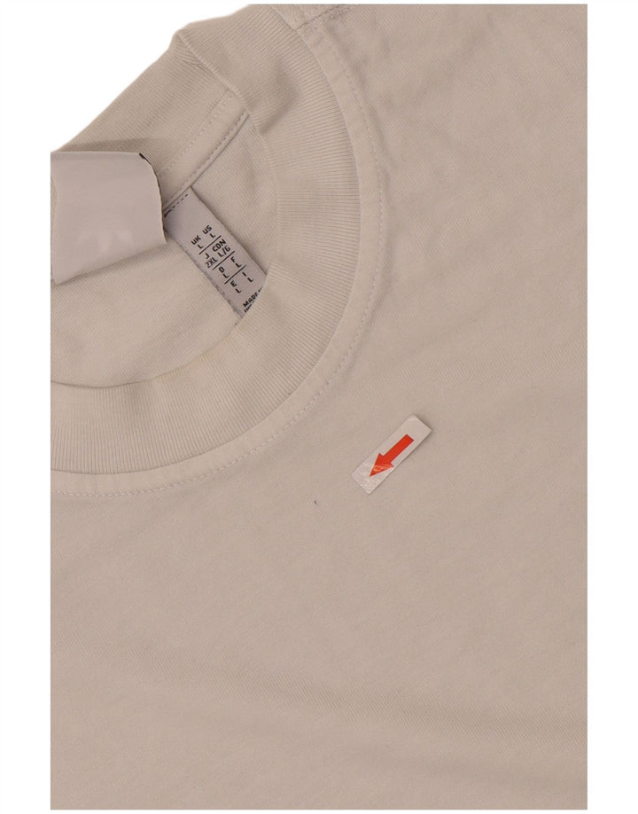 Adidas Herren T-Shirt Top Large Weiß Baumwolle