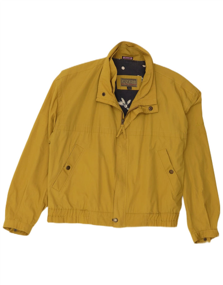 Lancetti Herren Bomberjacke IT 52 XL Gelb