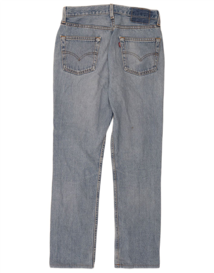 Levi's Herren Straight Jeans W28 L28 Blaue Baumwolle