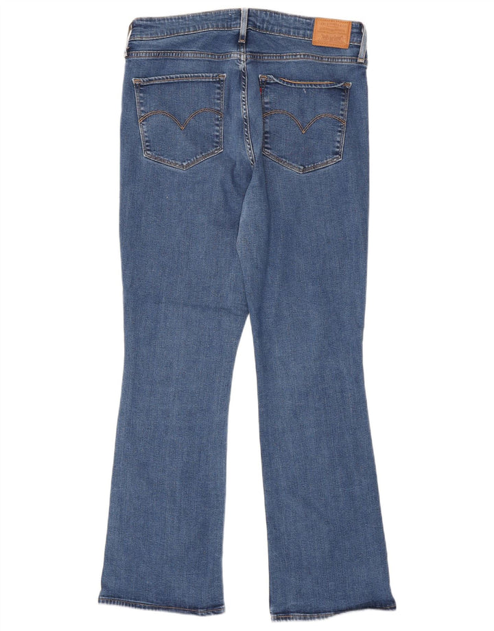 Levi's Damen 725 Bootcut-Jeans mit hohem Bund, W32 L30, blaues Lyocell