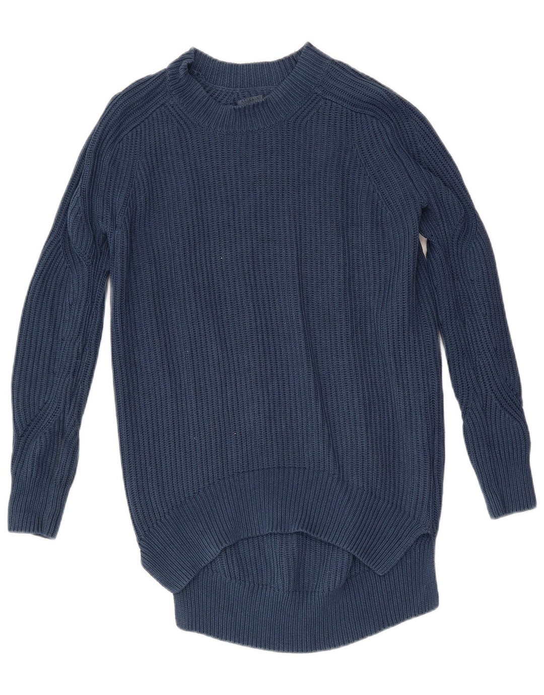 ALL SAINTS Damen-Pullover mit Rundhalsausschnitt, Gr. 6, XS, Marineblau, Baumwolle