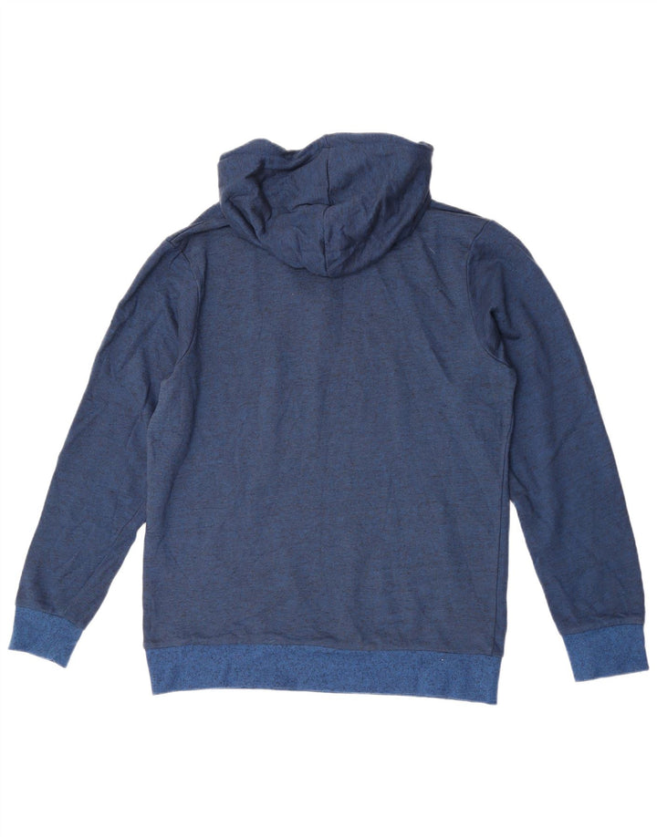 JACK & JONES Herren-Pullover mit grafischem Kapuzenpullover, Größe L, Blau