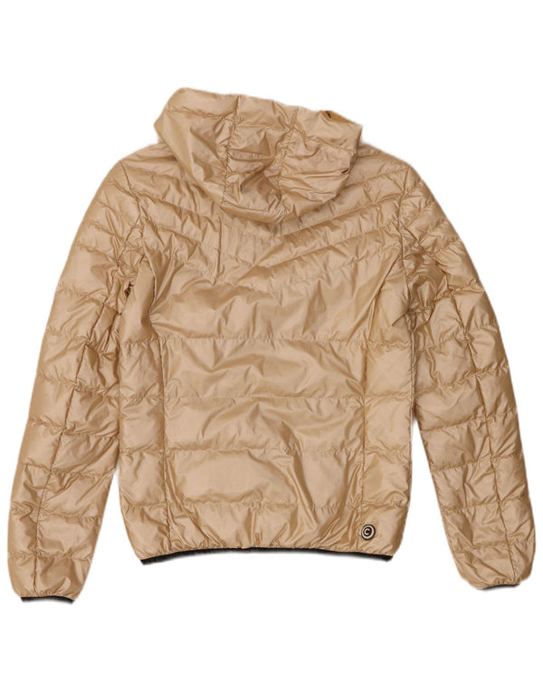 Colmar Damen Wattierte Jacke mit Kapuze IT 40 XS Gold Nylon
