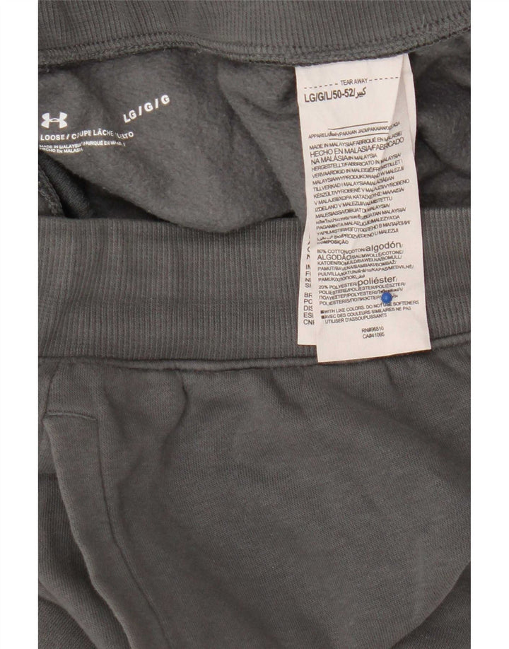 Under Armour Herren-Sportshorts, große graue Baumwolle