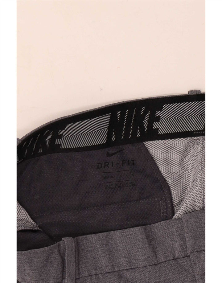 Nike Herren Dri Fit Straight Chino Hose W36 L34 Graues Polyester
