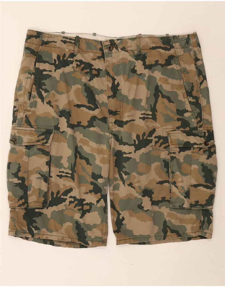 Levi's Herren Cargoshorts W40 XL Khaki Camouflage Baumwolle