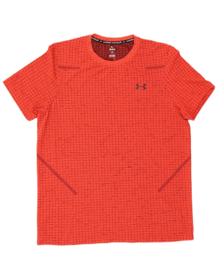 Under Armour Herren-T-Shirt mit Grafik, großes rotes Nylon