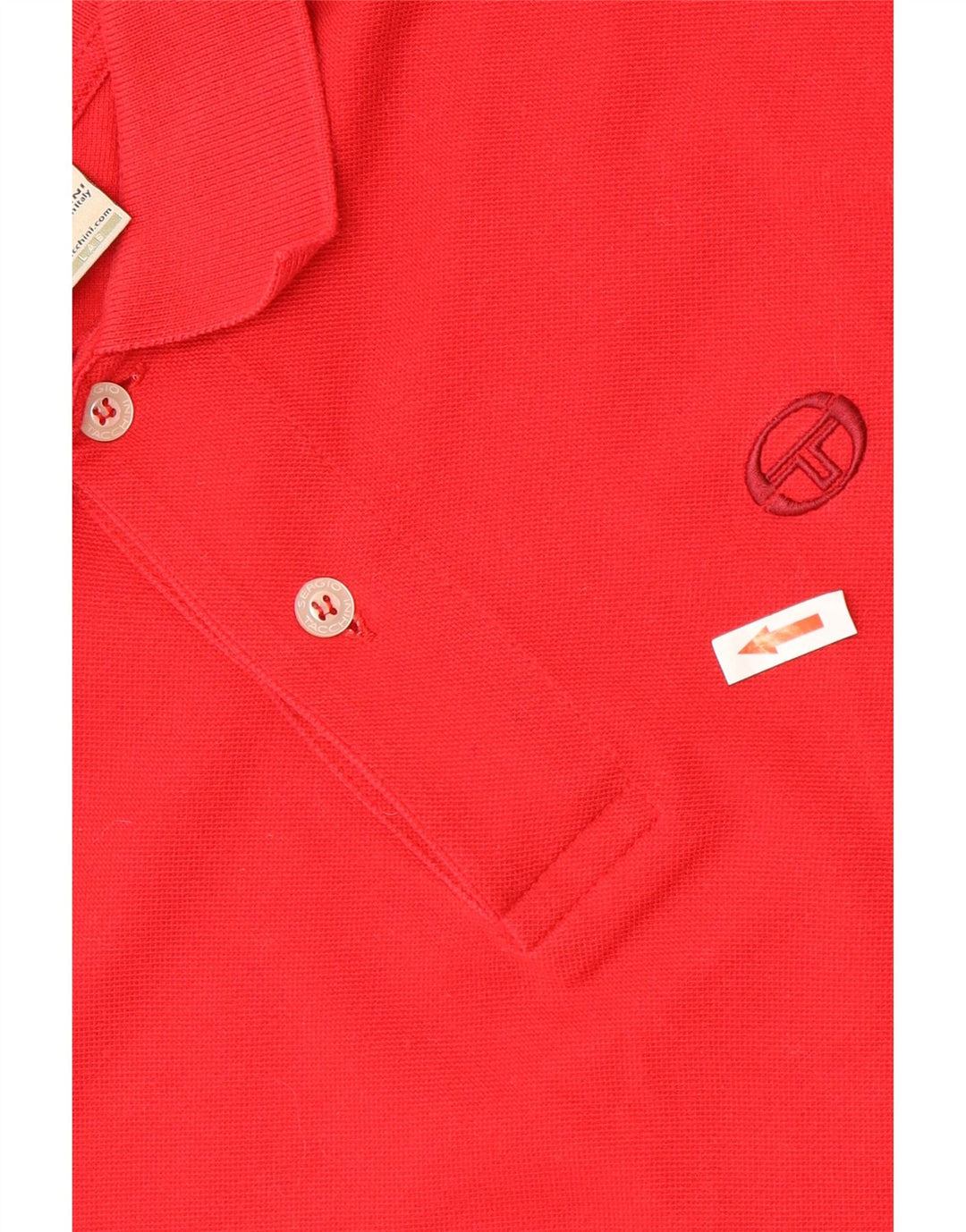 SERGIO TACCHINI Herren Poloshirt IT 46 Kleine rote Baumwolle