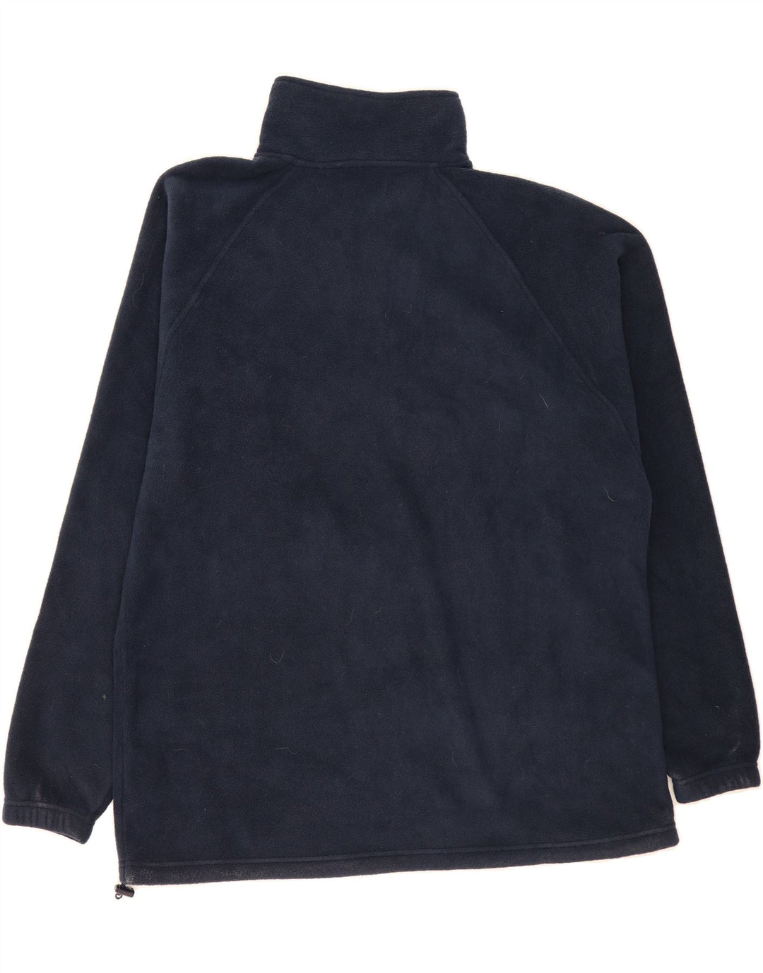 KAPPA Mens Zip Neck Fleece Jumper 2XL Navy Blue Polyester Vintage Kappa and Second-Hand Kappa from Messina Hembry 