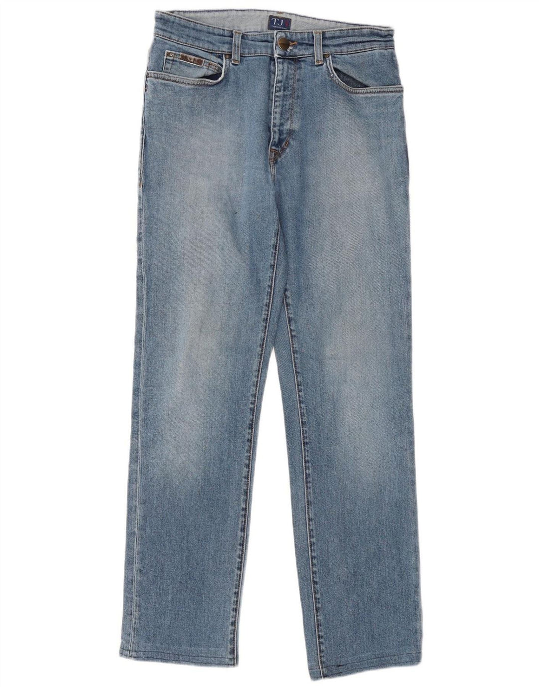 TRUSSARDI Womens Straight Jeans W31 L30 Blue Cotton