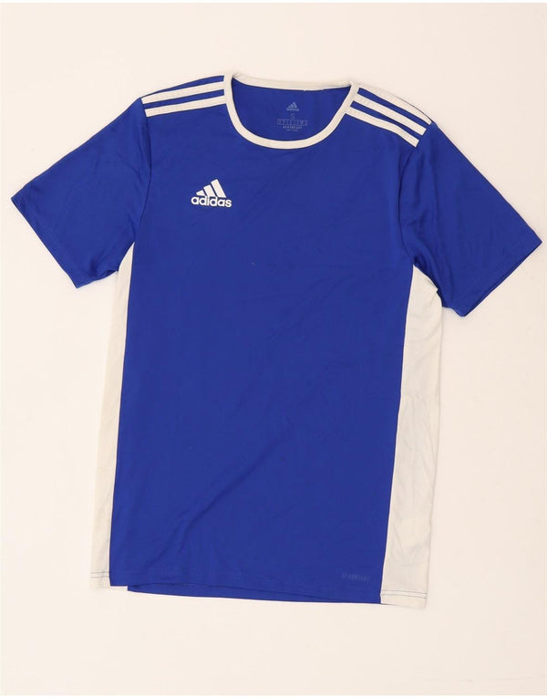 Adidas Herren Aeroready T-Shirt Top Small Blau Colourblock Polyester