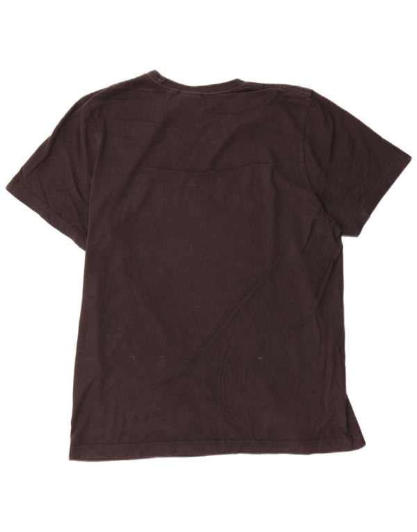 Adidas Herren Grafik T-Shirt Top Medium Schwarz Baumwolle