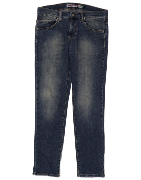 Carrera Herren 717 Slim Jeans IT 50 Large W34 L32 Blaue Baumwolle