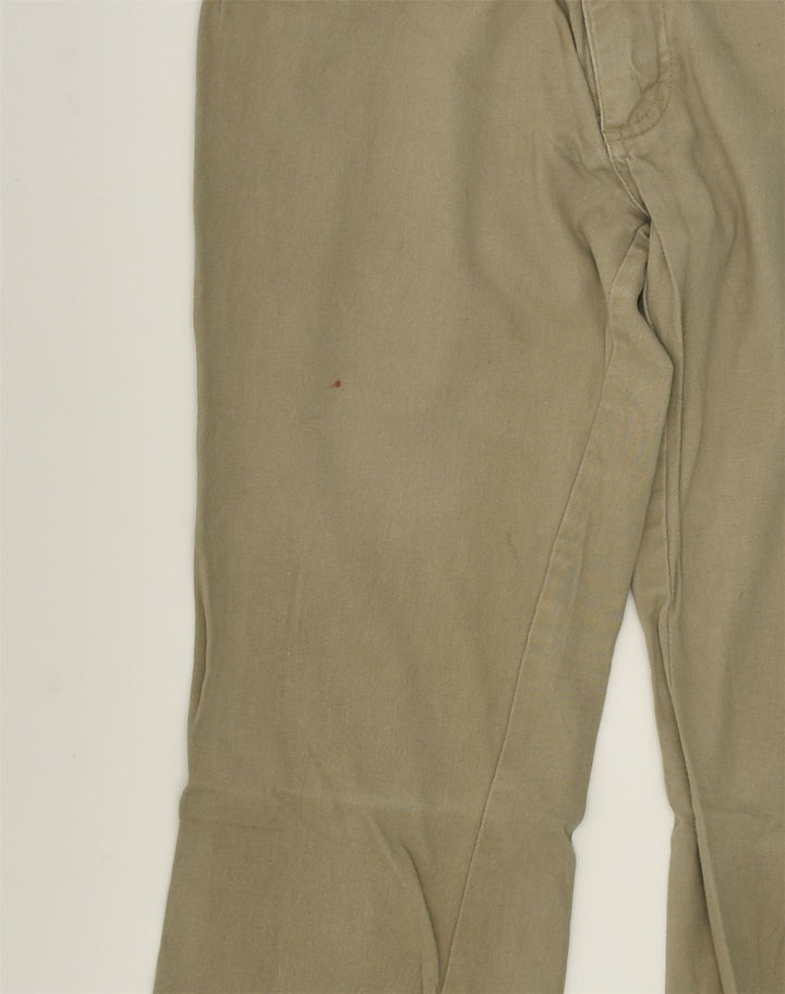 DICKIES Womens Bootcut Casual Trousers W28 L31 Khaki Cotton | Vintage Dickies | Thrift | Second-Hand Dickies | Used Clothing | Messina Hembry 