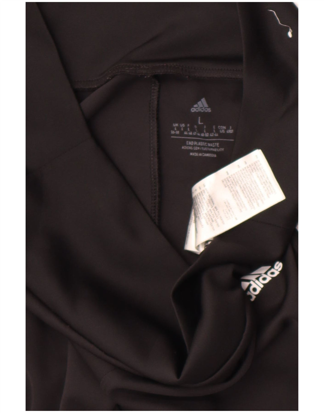 Adidas Damen Aeroready Leggings UK 16/18 Large Schwarz Polyester