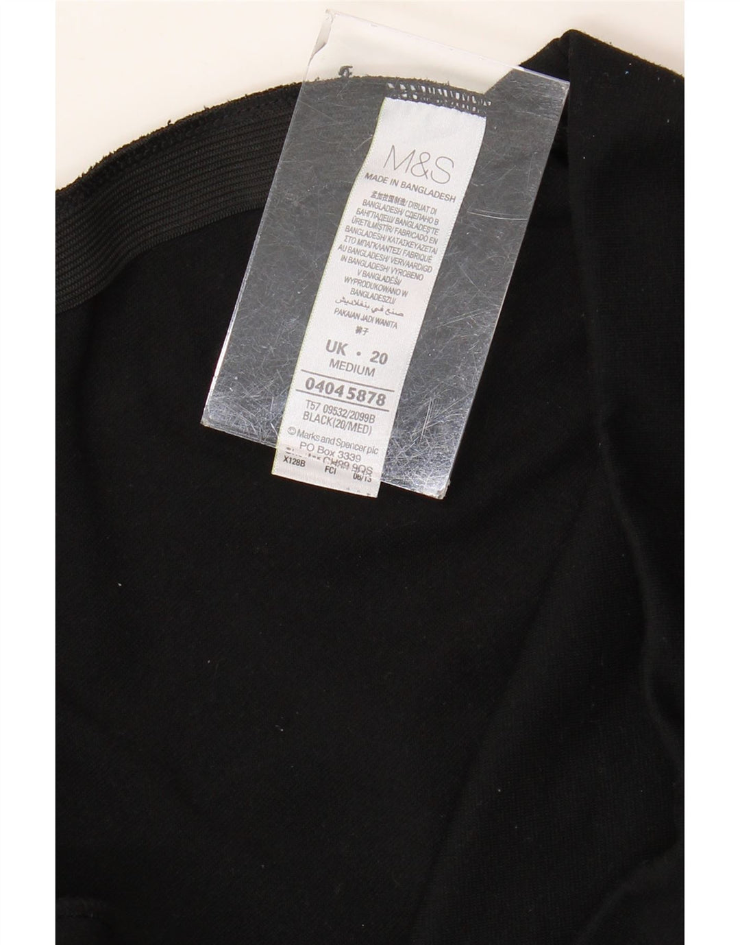 Marks & Spencer Damen Trainingshose UK 20 2XL Schwarz Polyester
