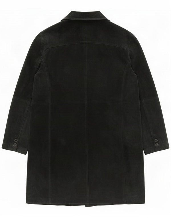 H&M Damen Wildledermantel UK 26 4XL Schwarz