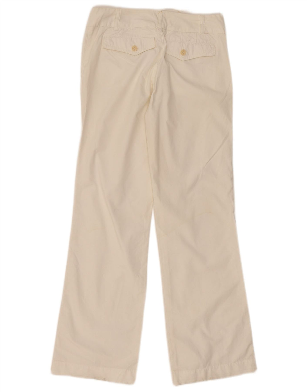 Gerade Chino-Hose für Damen von Gas, W26, L30, gebrochenes Weiß