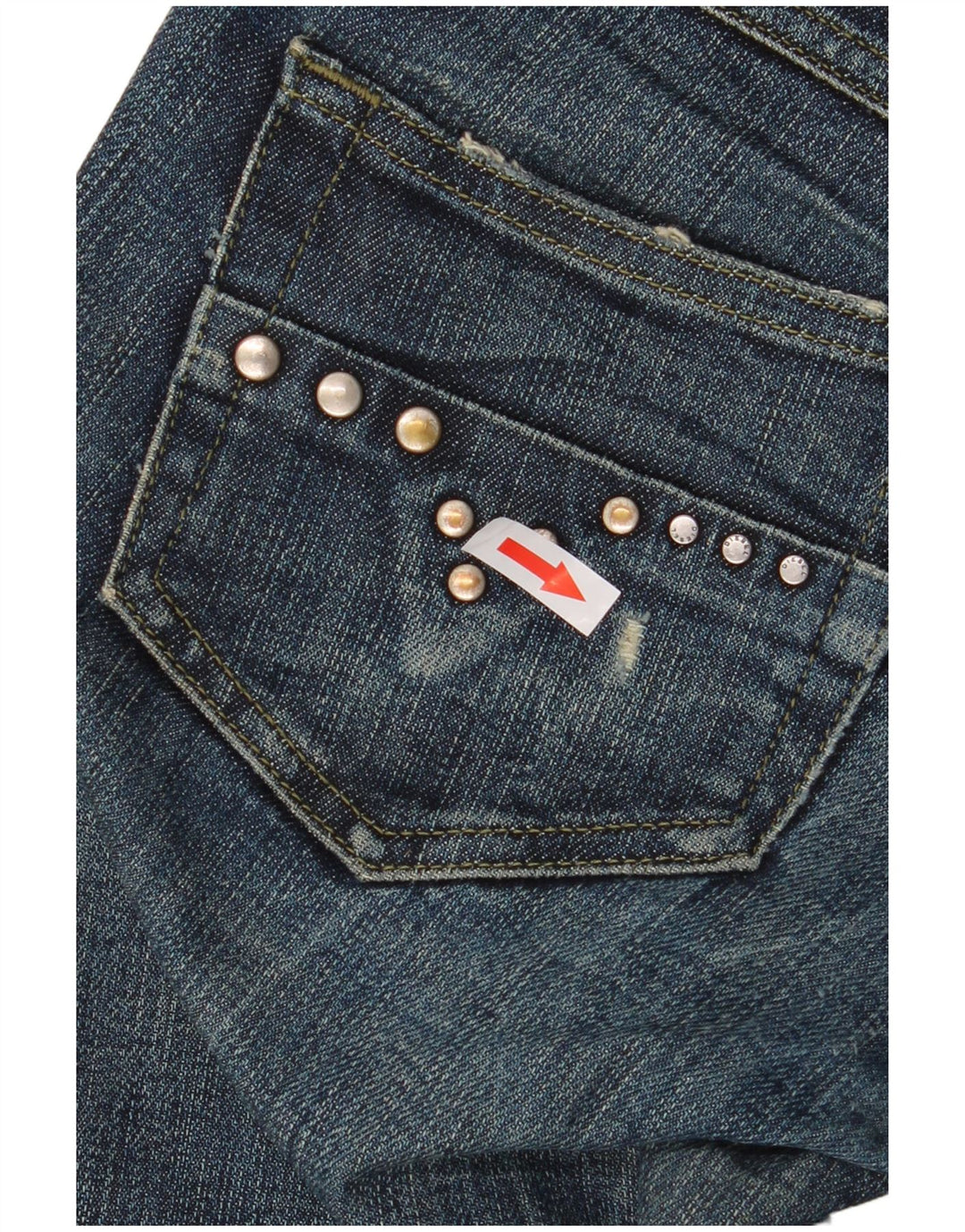 DIESEL Damen Slim Jeans W28 L32 Marineblaue Baumwolle