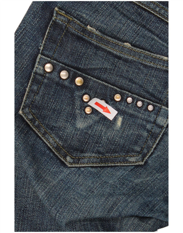 DIESEL Damen Slim Jeans W28 L32 Marineblaue Baumwolle