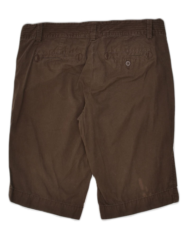 J. CREW Womens Chino Shorts US 8 Medium W32  Brown Cotton | Vintage J. Crew | Thrift | Second-Hand J. Crew | Used Clothing | Messina Hembry 