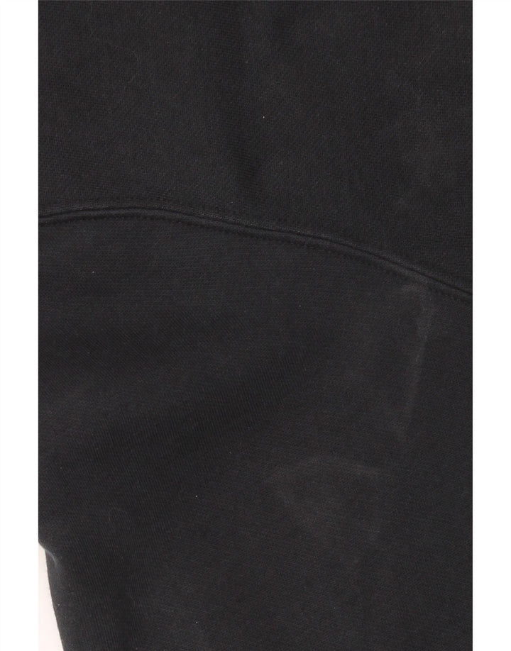 PUMA Herren-Trainingsanzug mit grafischem Oberteil, groß, aus schwarzer Baumwolle