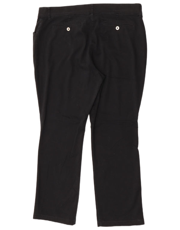 Lee Damen Regular Fit Mid Rise Chino-Hose US 20 3XL W40 L30 Schwarz
