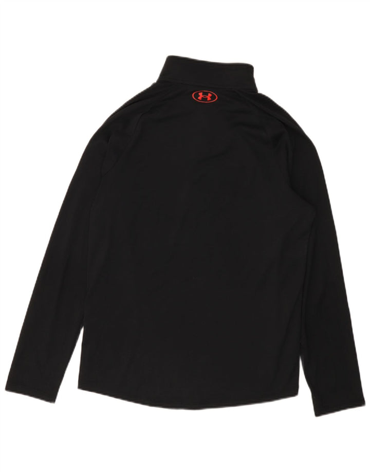 Under Armour Herren-Pullover-Trainingsanzugoberteil mit Reißverschluss, Größe S, Schwarz, Tarnung
