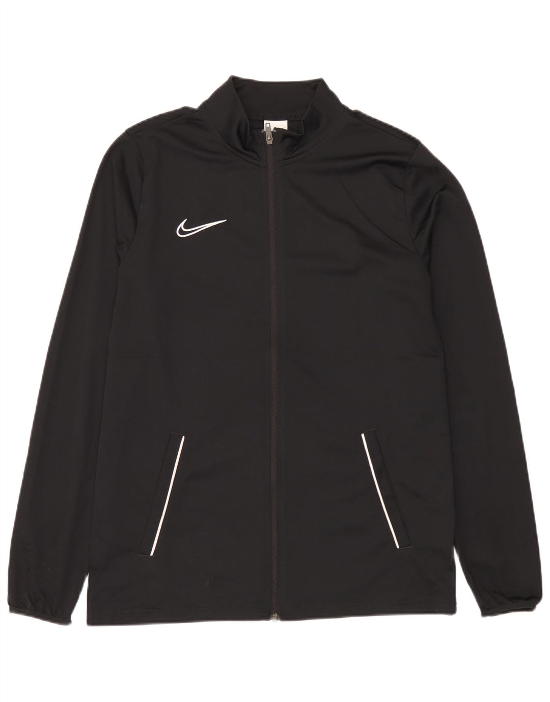 Nike Herren-Trainingsanzug-Oberteil, große Jacke aus schwarzem Polyester