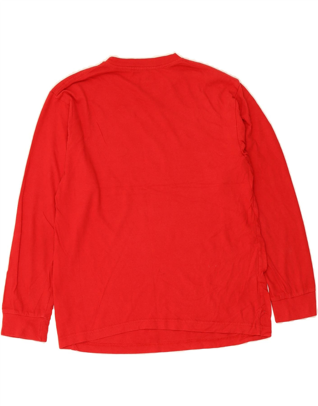 CHAMPION Womens Top Long Sleeve UK 14 Large Red Cotton Vintage Champion and Second-Hand Champion from Messina Hembry 