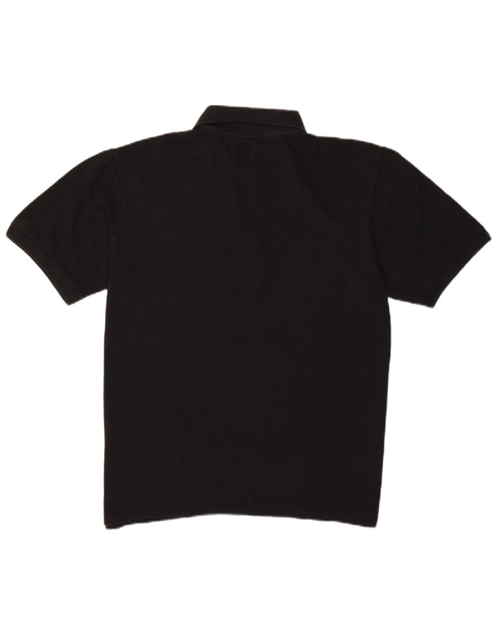 Kappa Herren-Poloshirt, groß, schwarze Baumwolle