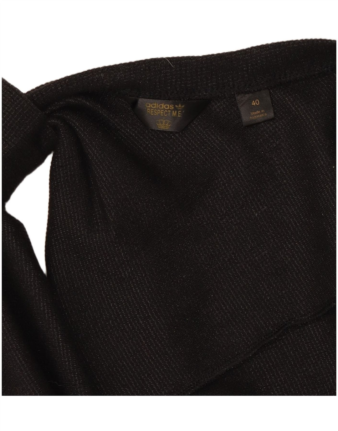 ADIDAS Damen Bluse Top IT 40 Small Schwarz