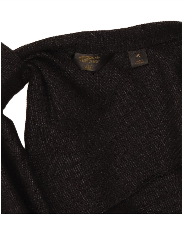 ADIDAS Damen Bluse Top IT 40 Small Schwarz
