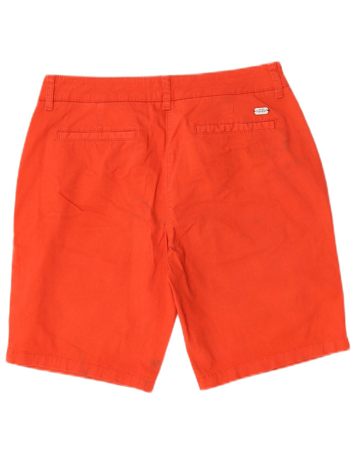 Napapijri Damen Geographic Chino Shorts W30 Mittelrotes Polyester
