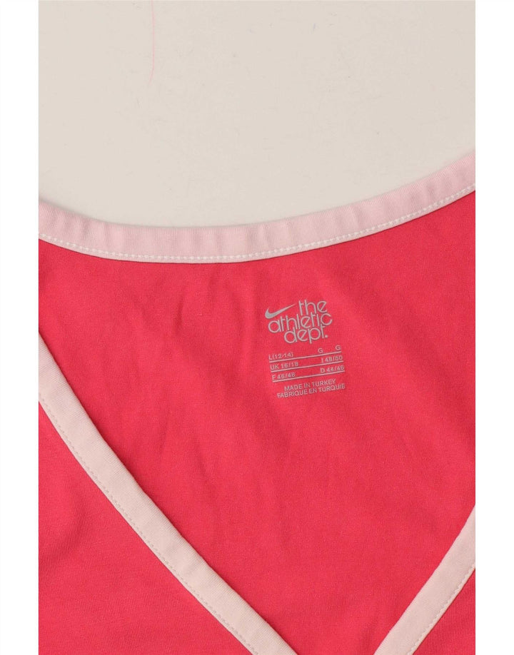 Nike Damen Weste Top UK 16/18 Large Pink
