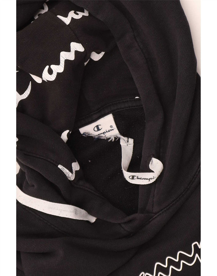 Champion Herren-Kapuzenpullover mit Grafik, Größe S, Schwarz