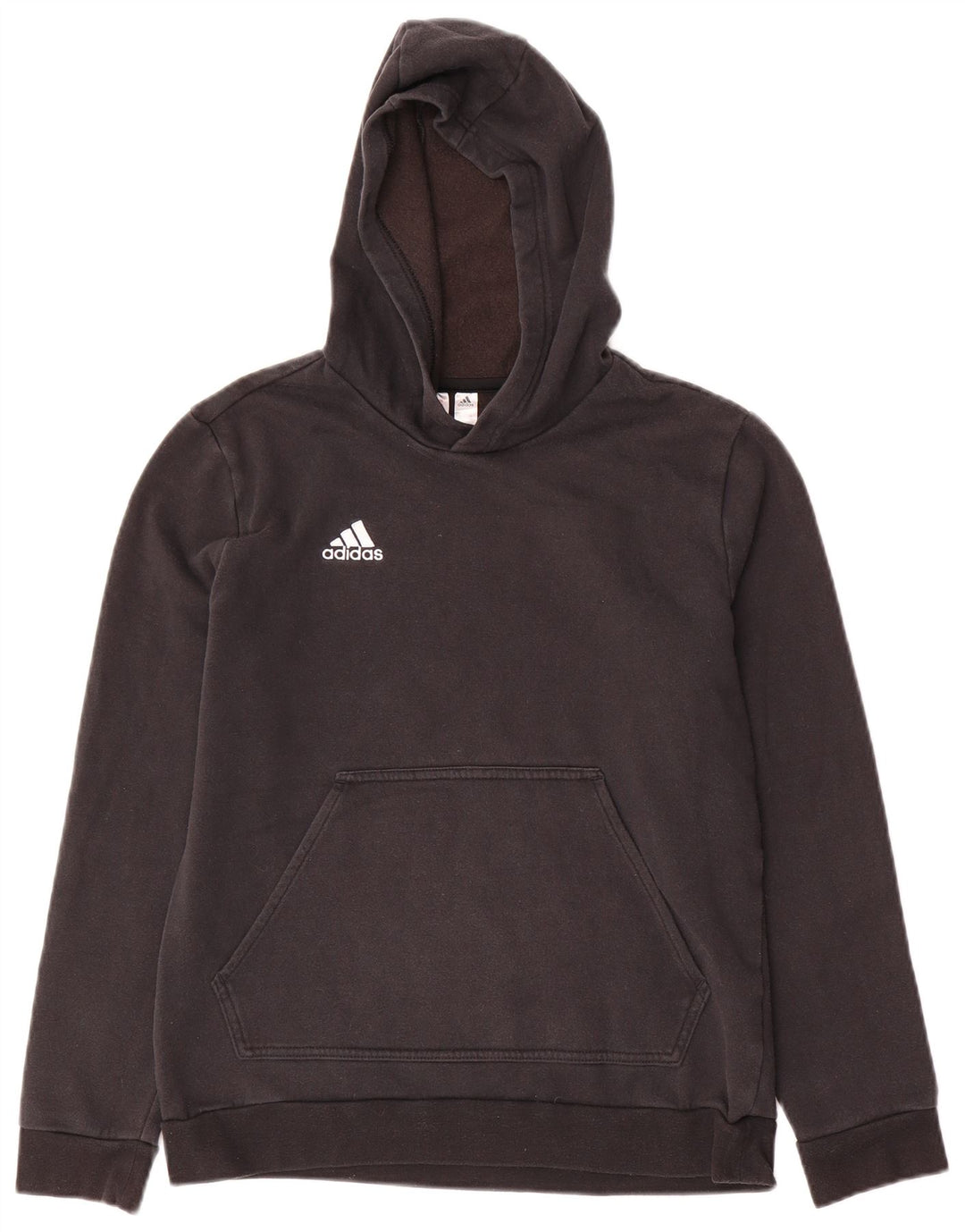 ADIDAS Kapuzenpullover für Jungen, 13–14 Jahre, schwarze Baumwolle
