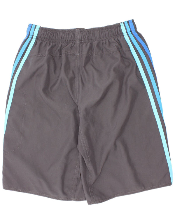 Adidas Badeshorts für Jungen, 13–14 Jahre, graues Polyester