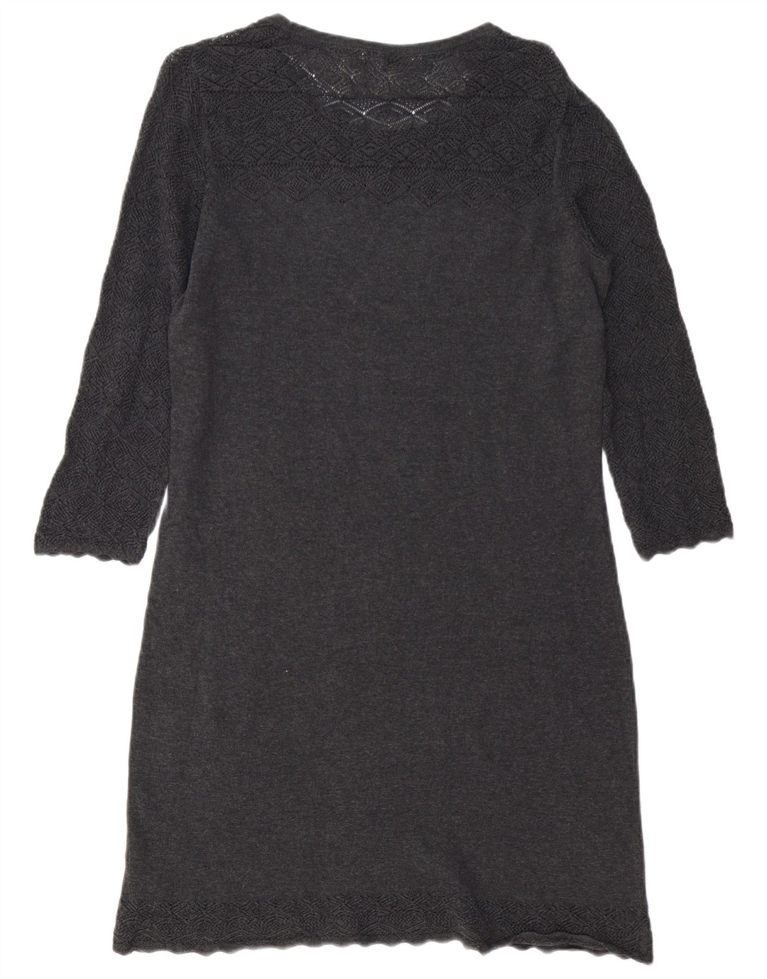 Fat Face Damen Pulloverkleid UK 12 Mittelgrau