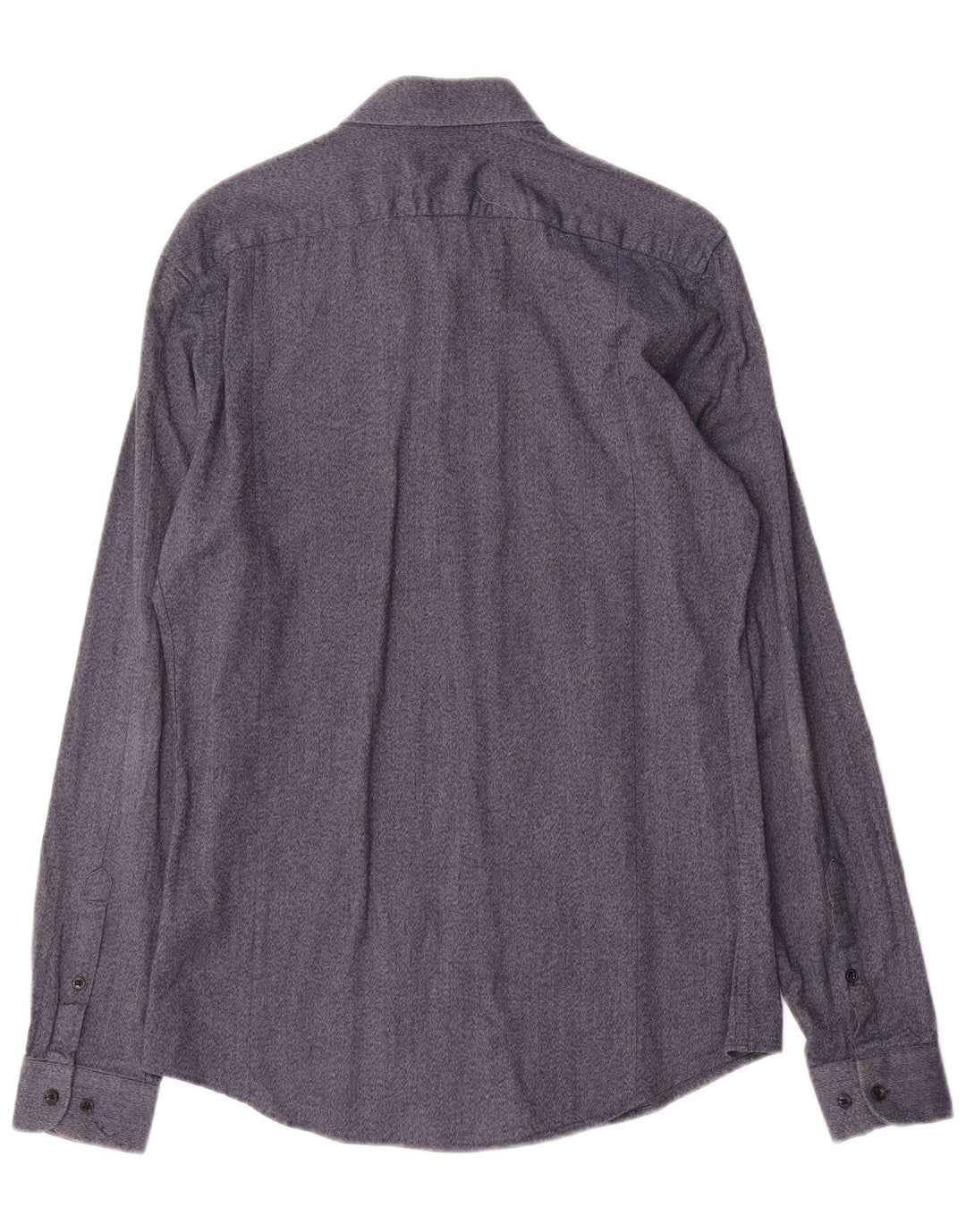 Reiss Herren-Slim-Fit-Hemd aus mittelblauer Baumwolle