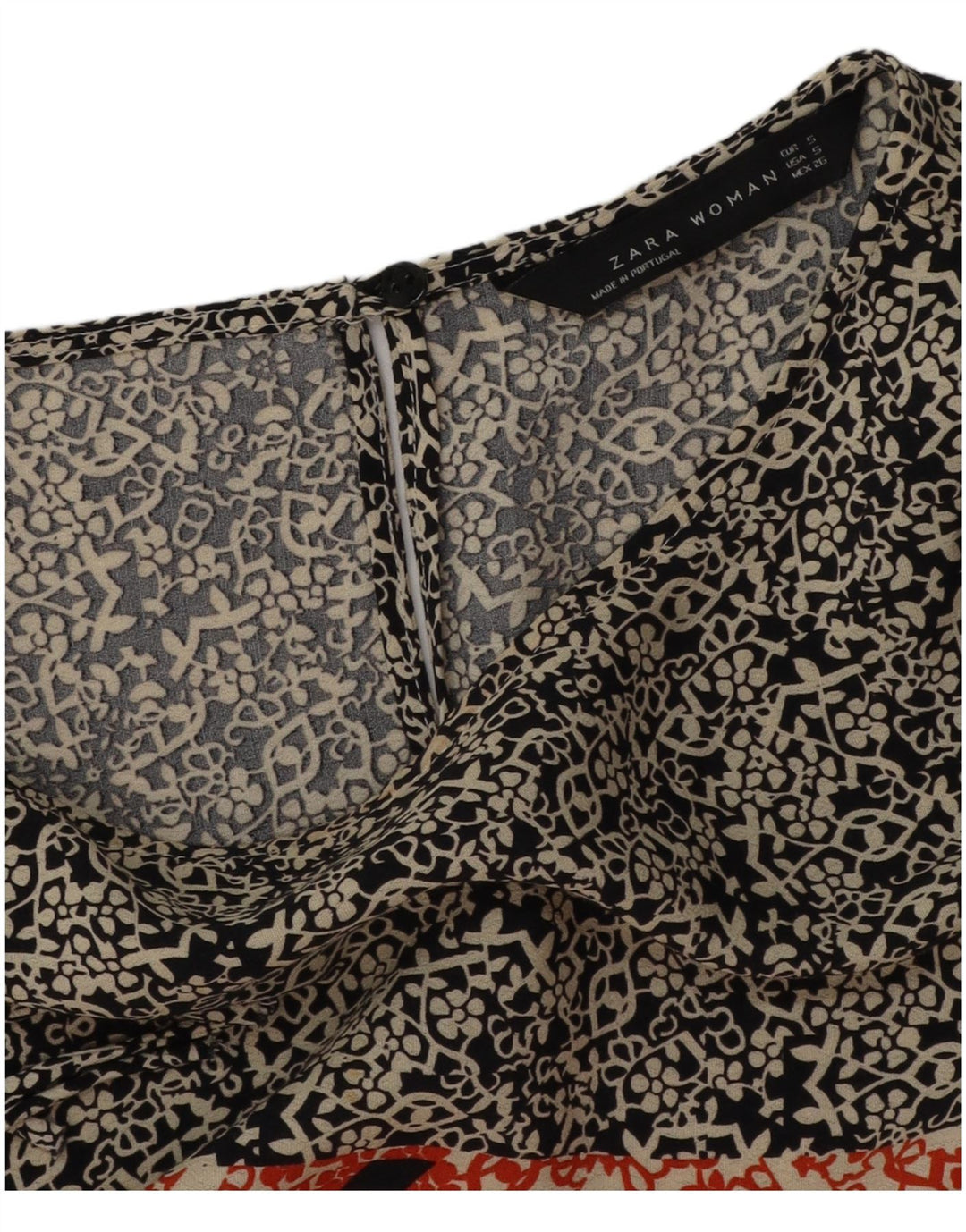 Übergroßes Etuikleid von ZARA für Damen, Gr. 10, Größe S, mehrfarbig