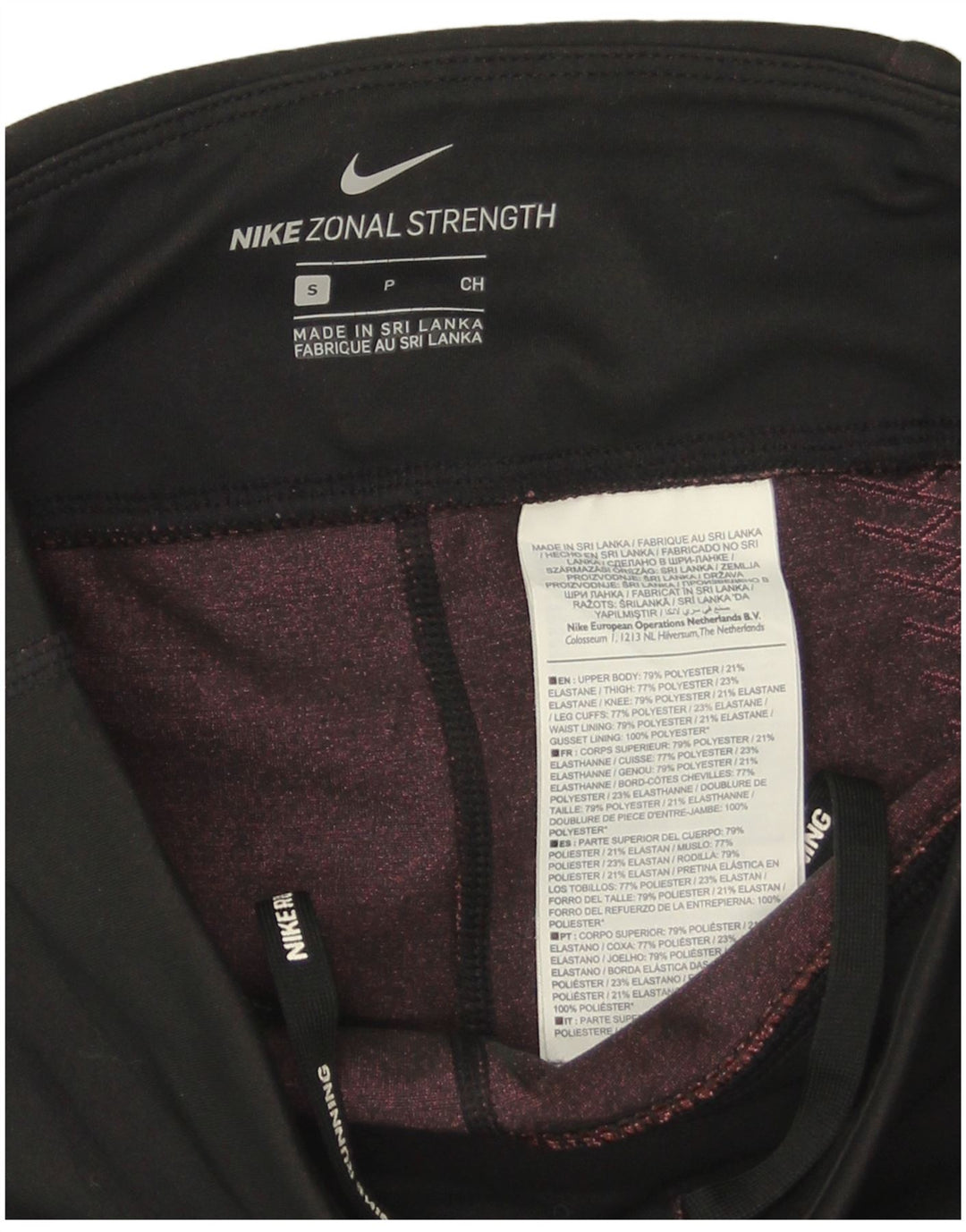 Nike Damen Dri Fit Capri-Leggings, Größe S, Größe S, schwarz, geometrisch, Polyester