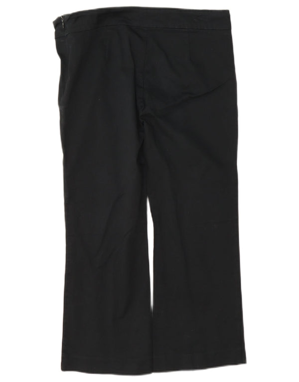Zara Damen Caprihose EU 36 XS W26 L22 Marineblaue Baumwolle