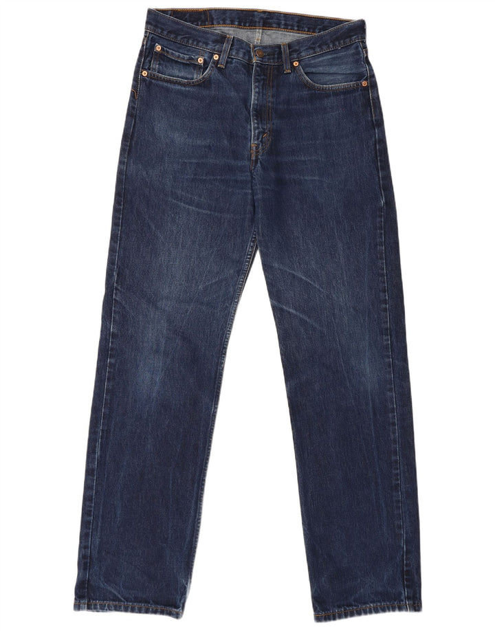 Levi's Herren 751 Straight Jeans W34 L34 Marineblaue Baumwolle