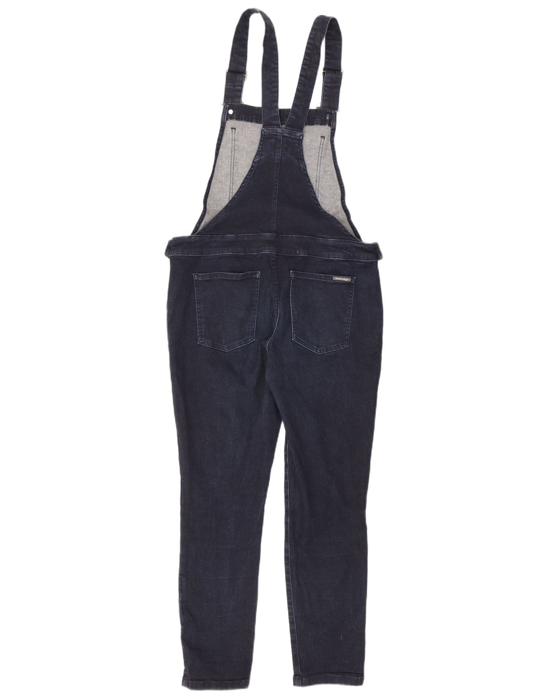 White Stuff Damen Latzhose Slim Jeans UK 12 Medium W34 L27 Marineblau