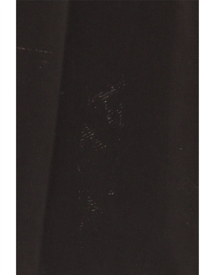 VINTAGE Bootcut-Chinohose für Damen, Größe M, W30, L32, Schwarz, Polyester