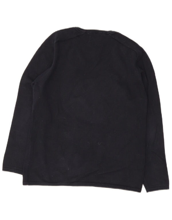 Zara Jungen-Pullover mit V-Ausschnitt, 11–12 Jahre, Schwarz