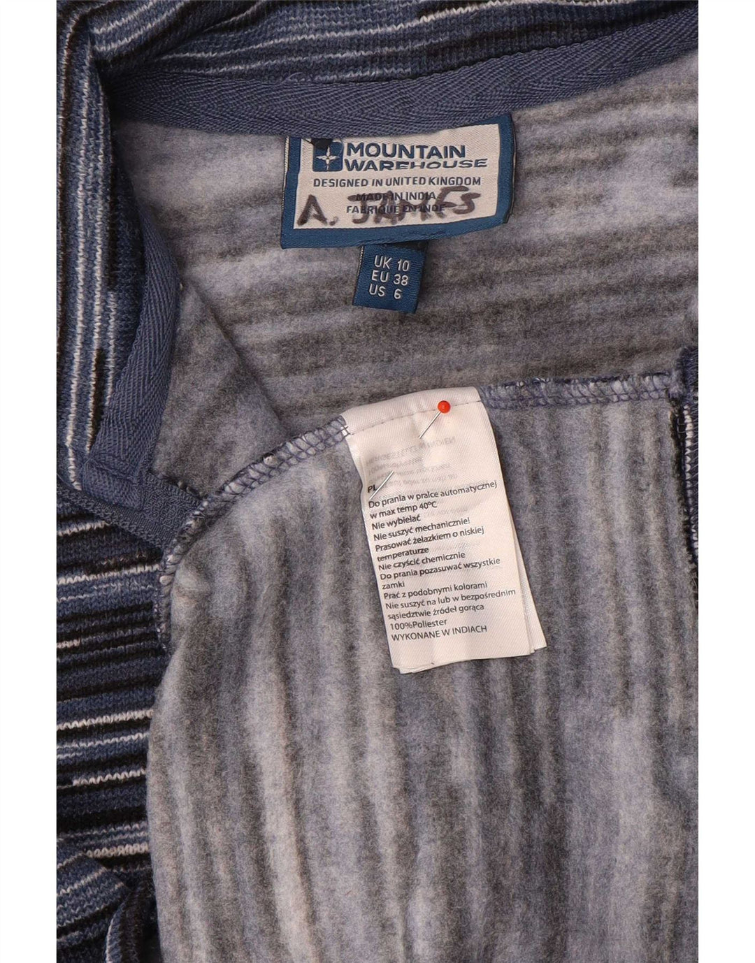 Mountain Warehouse Damen-Pullover mit Reißverschluss am Hals, Gr. 10, Marineblau